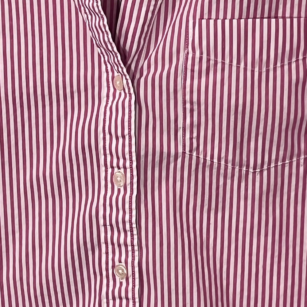 Gap × Barbie™ Adult Organic Cotton Stripe Big Shirt - Picture 6 of 8